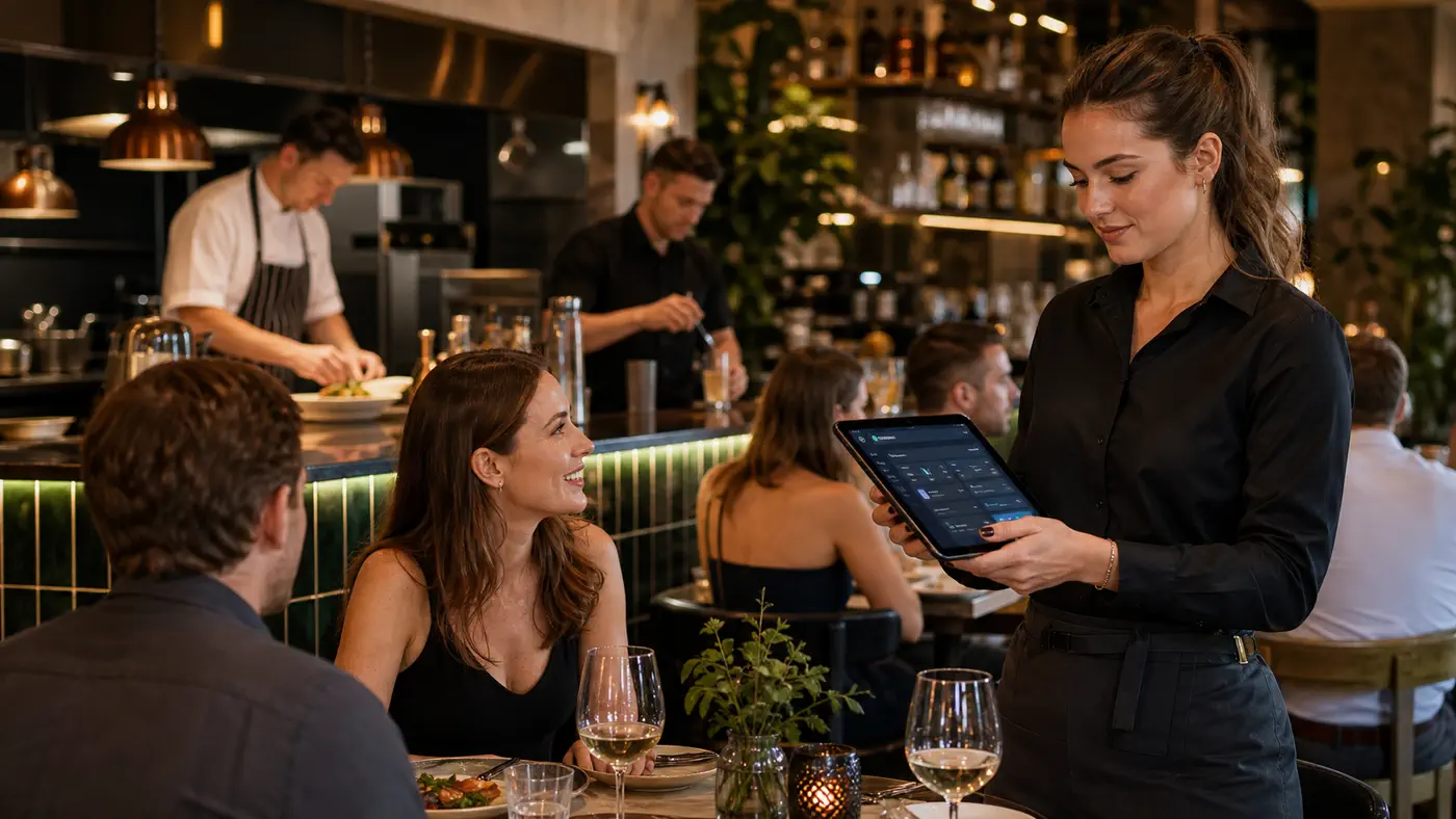 Inntally cloud POS in table service